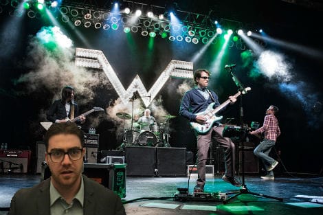 Man Comes To Terms With His Own Mortality During Weezer Concert